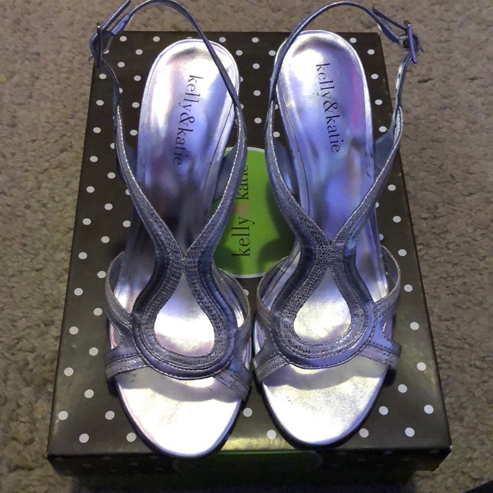 Silver heels